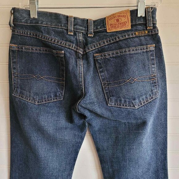 Lucky Brand Jeans Womens Size 2/26 Bootcut Cotton Dark Wash Blue Made in USA - Picture 5 of 9